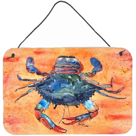 Carolines Treasures Crab Indoor Aluminium Metal Wall Or Door Hanging Prints 8096DS812